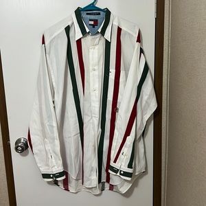 Mens vintage 90’s Tommy Hilfiger dress shirt button up size large